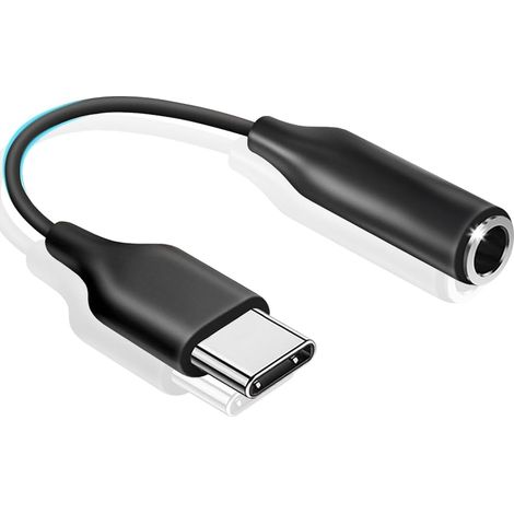 Adaptateur USB-C vers prise jack 3,5 mm, adaptateur casque USB-C, adaptateur audio USB Type-C vers auxiliaire, compatible avec iPhone 17/16/15, iPad, Samsung Galaxy S25, S24, S23, A56, A16, Google Pix (1/5)