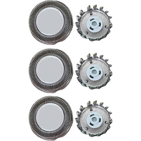 Lot de 3 lames de rasoir SH71 pour tête de rasoir Philips S5531 S5532 (1/4)