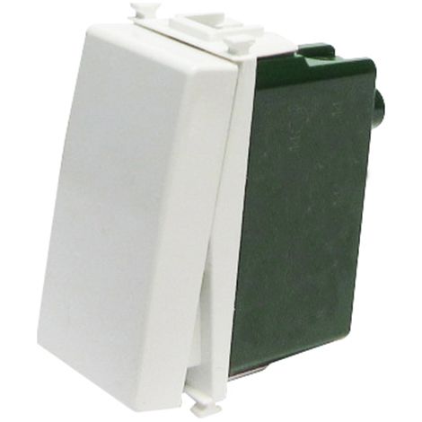 Modulo pulsante deviatore compatibile matix  1P a leva bianco 16AX c2201 (1/2)