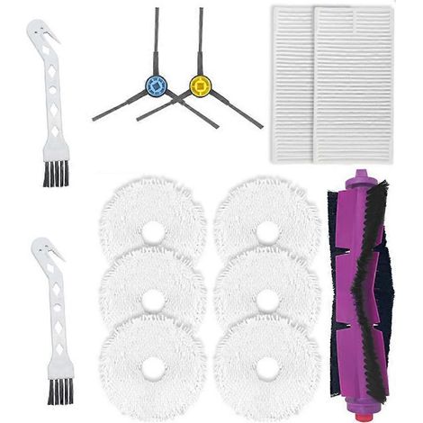 Pour Midea V12 Sweeper Main Brosse – Side Brosse Filtre Cloth de remplacement Kit Accessoires Brosse (1/5)
