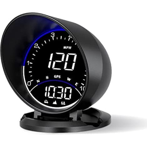 Compteur de vitesse GPS Modèle G6 : Affichage HD, alarme de survitesse – Affichage tête haute de sécurité pour tous les conducteurs de véhicules (1/5)