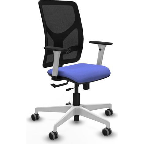 Chaise de bureau piqueras y crespo Motilla noir blanc mousse (1/2)