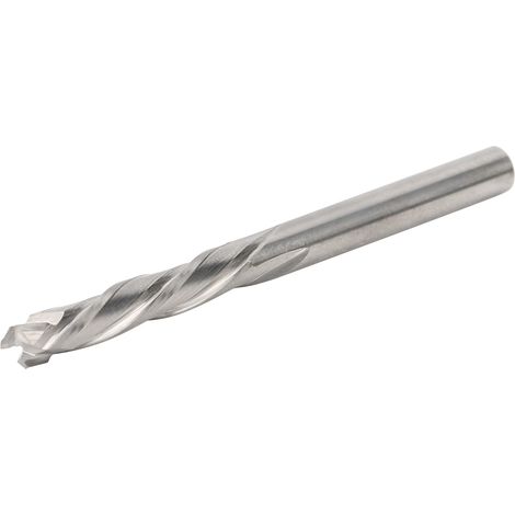 Fraise argentée à 3 dents pour la coupe de l'aluminium, 4 x 4 x 22 x 55 mm