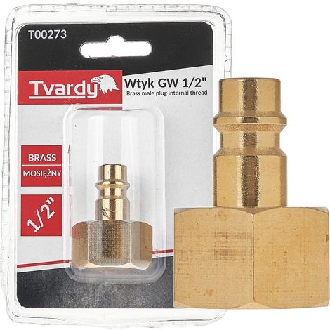 Bouchon en laiton GW 1/2" mâle (1/10/100) (1/3)