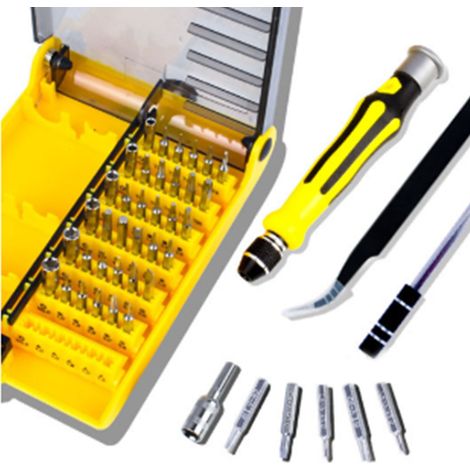 Kit d'outils de démontage et de réparation de téléphones portables CRV 45 en 1, vis de montre en gros, ensemble de tournevis combinés multifonctionnels