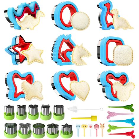 31-teiliges Repen- und Sandwichtimmer-Set, Crustloze-Modell zum Mittagessen, Geschikt für Kinder und Erwachsene