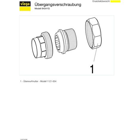 raccord de tuyau Viega 129620 54 mm x R 2, bronze/bronze au silicium, joint conique (1/4)