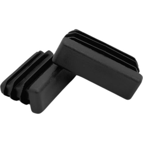 Tappo interno per profilo, pilastro, tetto 30x10, 20 pezzi, nero (1/5)