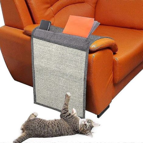 Protection anti-griffures pour canapé et fauteuil en sisal et lin pour chat - 110 x 29 x 0,5 cm (1/4)