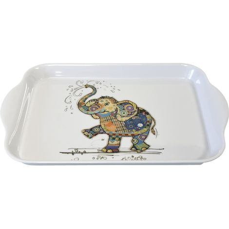 Mini plateau vide poche rectangulaire KOOK - L'éléphant (1/2)