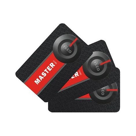 Set master card per serratura elettronica motorizzata x1r smart iseo conf. 3 pezzi