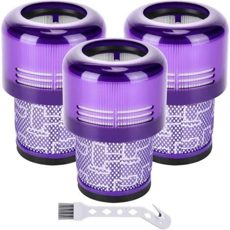 Filtres de Remplacement - Lot de 3 pour Aspirateur Dyson V11 Absolute Extra Pro Animal Torque Drive V15 Detect (1/4)