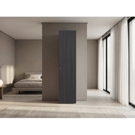 HOME DREAMS M4 - 1-DOOR WARDROBE CABINET (WENGE) (1/5)