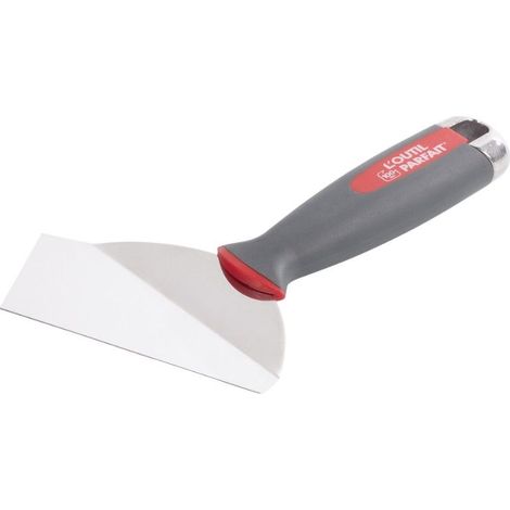 L'Outil Parfait – Couteau d'angle cambré 25cm – Lame acier inoxydable trempé – Manche ergonomique bi-matière – Pour finition précise des angles
