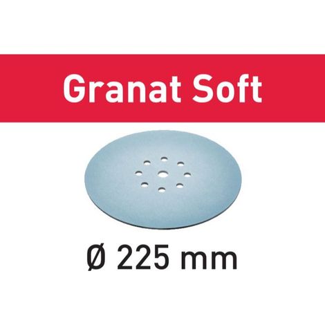 Festool  discos  abrasivos  STF  D225  P400  GR  S/25  Granat  Soft  -  204228 (1/5)