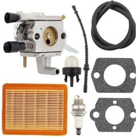 BARKBUSTERSKit carburateur for débroussailleuse FS120 FS200 FS250 FS300 FS350 FR350 FR450 FR480 avec joint, bougie, et filtre à air (1/4)