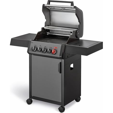 Gasgrill Hyde 3 SIKR Turbo Stahl pulverbeschichtet 3 Ede