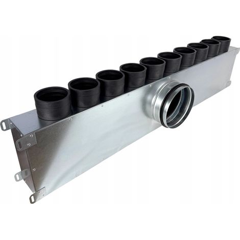 Boîte de distribution de ventilation FI 160 pour tuyau 10X FI 75 (1/5)