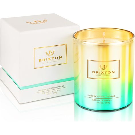 Vela aromática Brixton 300g Acuática y Floral Homms (1/5)