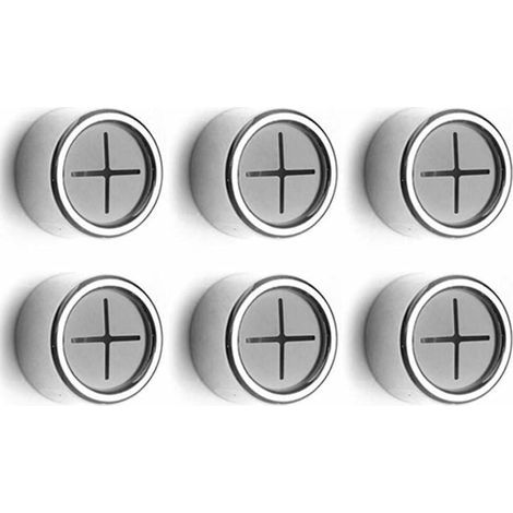 Set mit 6 runden Handtuchclips aus ABS mit Kleberückseite und Saugnapf für Badezimmer, Schrank und Aufbewahrung (1/4)