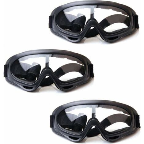 Bardusch-3 Pack Lunettes de Sécurité,jeux de plein air pour enfants Lunettes de protection,Protection des yeux et pour le travail en laboratoire (1/5)