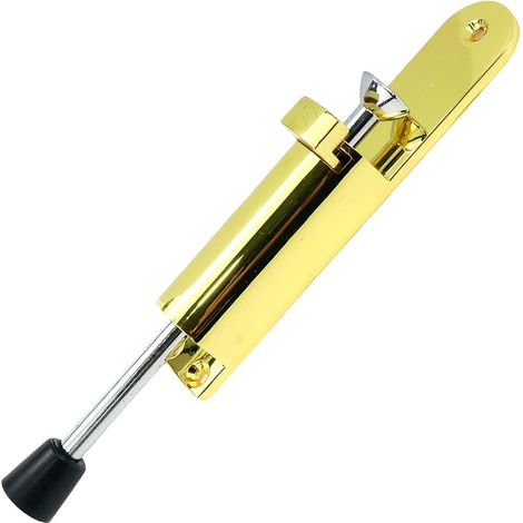 Butée de porte en alliage de zinc, réglable au pied, robuste, arrêt de porte marche/arrêt, porte-serrure de porte (1/5)