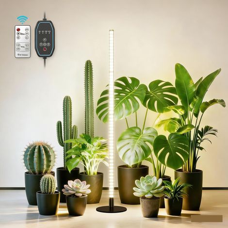Lampe de croissance pour plantes à spectre complet -1,45 mètre, 576 perles LED,avec support,convient aux semis,aux herbes et aux plantes succulentes. (1/5)