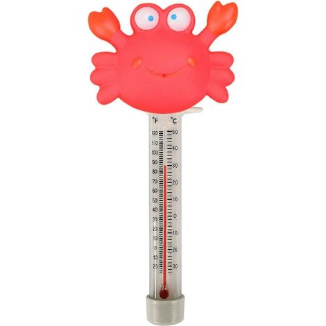 Thermomètre flottant pour piscine, design dessin animé, pour mesurer la température de l'eau des piscines, spas, jacuzzis et aquariums-AquaForge (1/2)