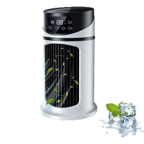 Climatiseur portable 3 en 1 - Belle commode - Rafraîchisseur d'air par évaporation - 6 vitesses - Minuterie 6 h (1/5)