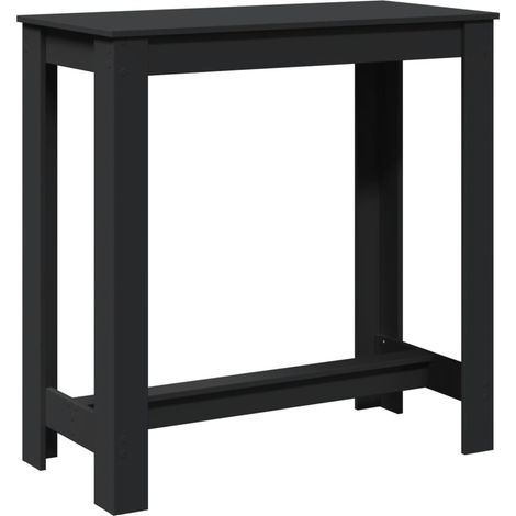 Maison Exclusive - Tavolo da Bar Nero 102x50x103,5 cm in Legno Multistrato