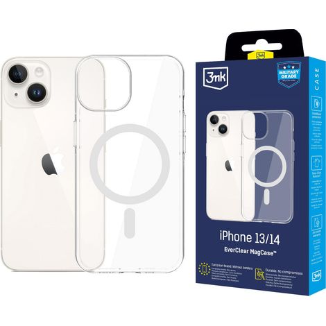 Étui magnétique 3mk EverClear pour iPhone 13/14 (1/5)