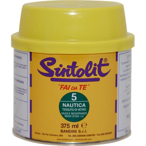 Sintofer stucco 375 ml vetrificato per carrozzeria e nautica metallo ferro