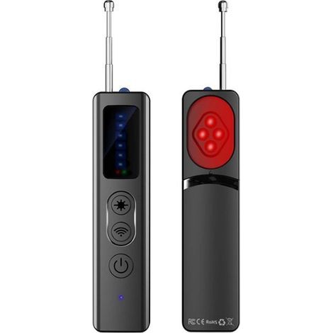 T18 Multifunktions-Infrarotdetektor und Signalanalysator zur Ortung versteckter Kameras und Abhörgeräte, diskret tragbar (1/5)