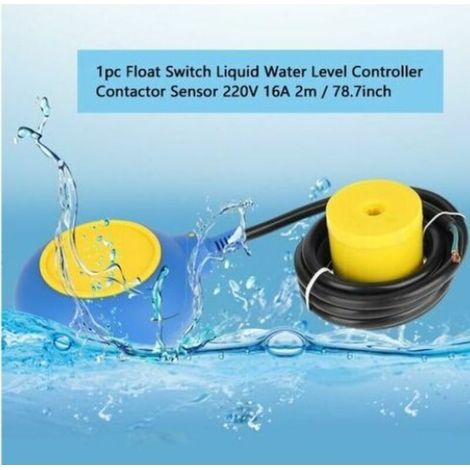 Schwimmerschalter, 2 Meter langes Rundkabel, Wasserstandsanzeige, Schutzart IP68, automatische Tanksteuerung, 220 V