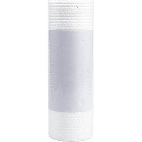 Rouleau 50 Lingettes Jetables Non Tissées en Pulpes de Bois Absorbantes et Sans Peluches pour Cuisine Salle de Bain Blanc (1/5)