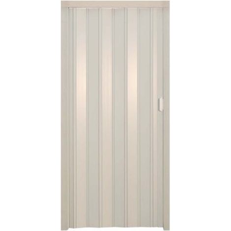Porte accordéon pliante intérieure en kit PVC – Dimensions 82x210 cm – Montage rapide – Fermeture avec poignée magnétique – Made in Italy – Pinto (1/2)