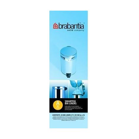 Brabantia Perfectfit Bags Size A 3-5 Litre 20 Bag Roll (1/3)