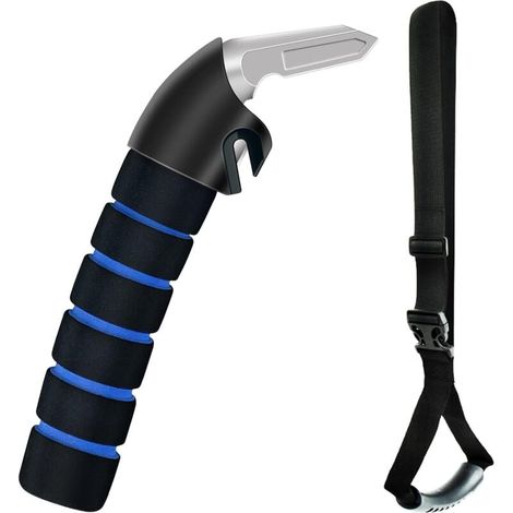 Car Grab Handle for Elderly, Car Door Handle, Multifunctional Handle, Car Door Lock Handle for Elderly and Disabled (Blue) MUMU (1/4)