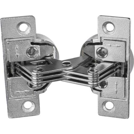 Charnière de Meubles à Vis - GS 45 Charnière pour 45° Onglet Angle D'Ouverture 135° Acier Nickelé 1 Pièce - Charnière de Raba (1/4)