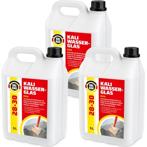 HALBAU Kaliwasserglas HB28-30 Betonimprägnierung Holzschutz Grundierung Konservierung - 15L (1/5)