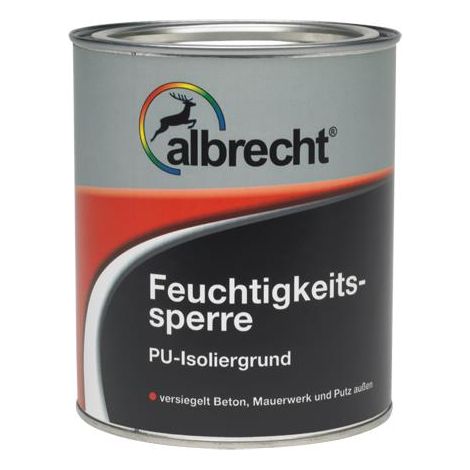 Albrecht Feuchtigkeitssperre 2,5 l farblos Sperrgrund Isoliergrund Außen