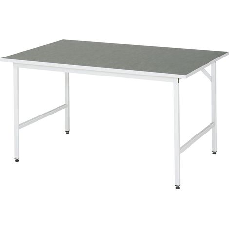 Rau Arbeitstisch Linoleum BxTxH 1500x1000x800-850mm (1/4)