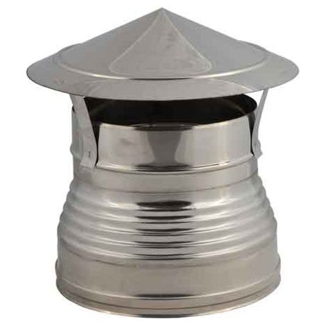 FUMAIOLO DOPPIA PARETE A CAPPELLO 'CINESE' Ø 200/250 mm