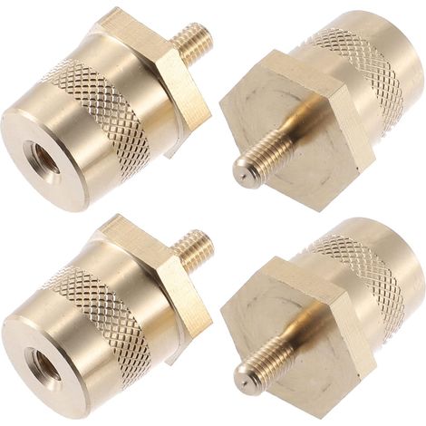 Connecteurs De Borne De Batterie Laitonné En Laiton Laiton, Fer, Alliage Alu, Filetage M5/M6, 23x31mm, Bateau, Camping-Car, Facile Installation (1/5)