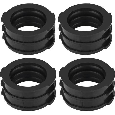Carburateur,4x Carburateur Carb Collecteur d'Admission Bottes Joint Fit pour V-MAX 1200 VMX12V 1985-2007 Carburateur Admission Bottes- (1/5)