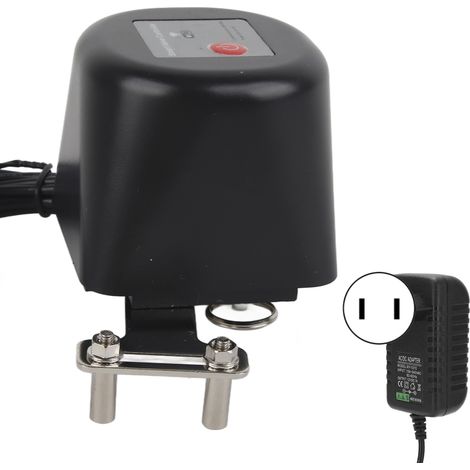 Contrôleur de vanne intelligent pour eau et gaz, arrêt automatique à distance via application, compatible Tuya, minuterie programmable, alimentation AC 100-240V, prise US (1/5)