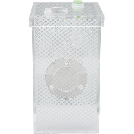 Terrarium pour reptiles et insectes, mini, en acrylique haute transparence, avec système d'hydratation, pour l'élevage de reptiles et insectes (taille L). (1/5)