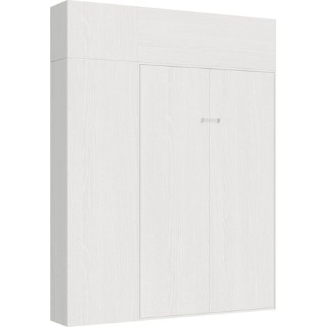 Letto Matrimoniale Francese a Scomparsa Salvaspazio Kentaro H250 cm Bianco (1/5)