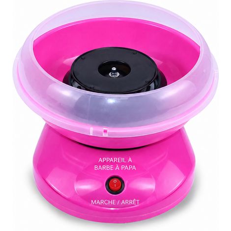 Machine à barbe à papa électrique domestique 450W 110V rose rose 110v 26 × 15 × 26 cm 1,25 kg – Livraison gratuite