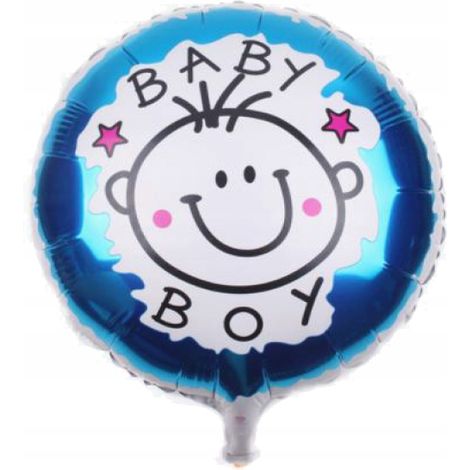 Ballon en aluminium « Bébé garçon », 18 pouces, 1 pièce.